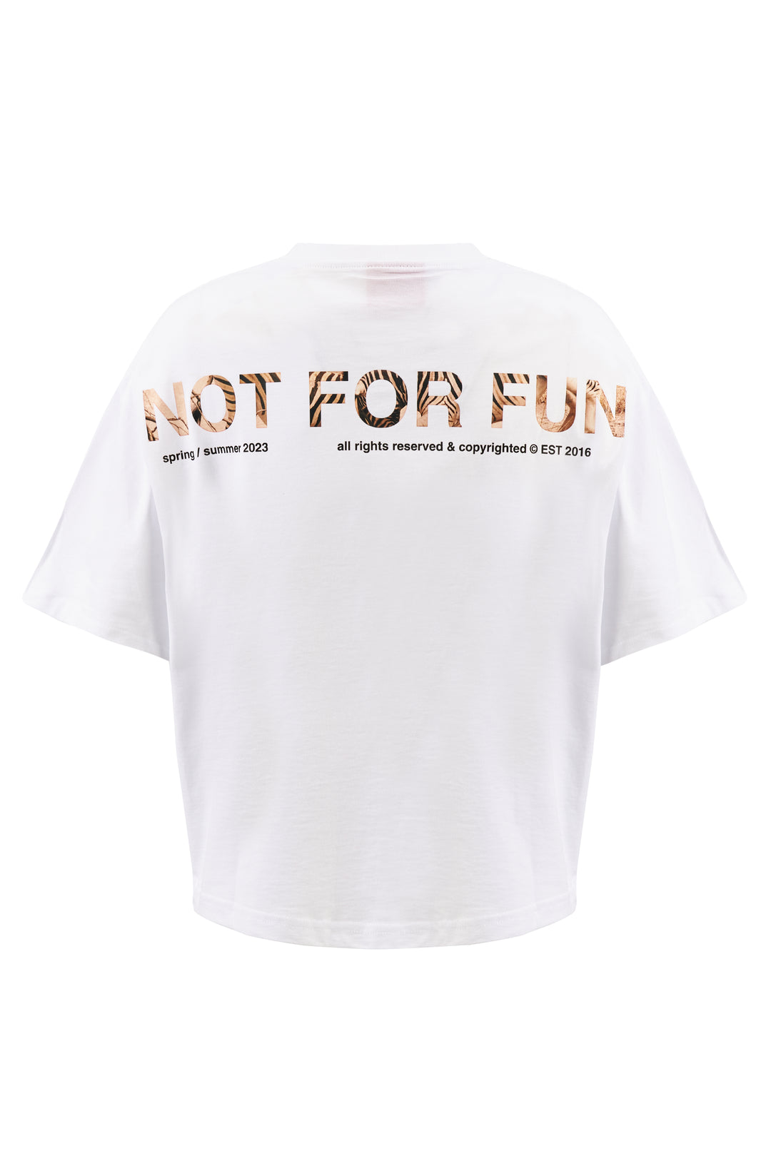 Not For Fun 006 / Women Oversize T-shirt