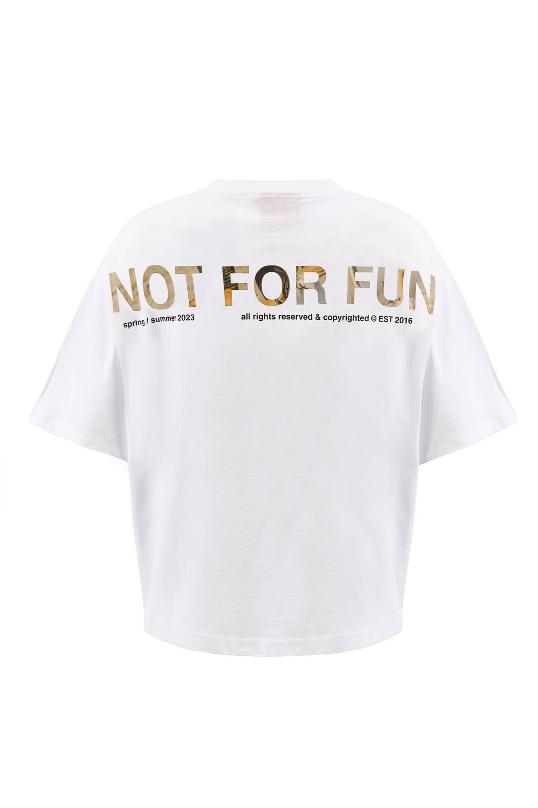 Not For Fun 007 / Women Oversize T-shirt