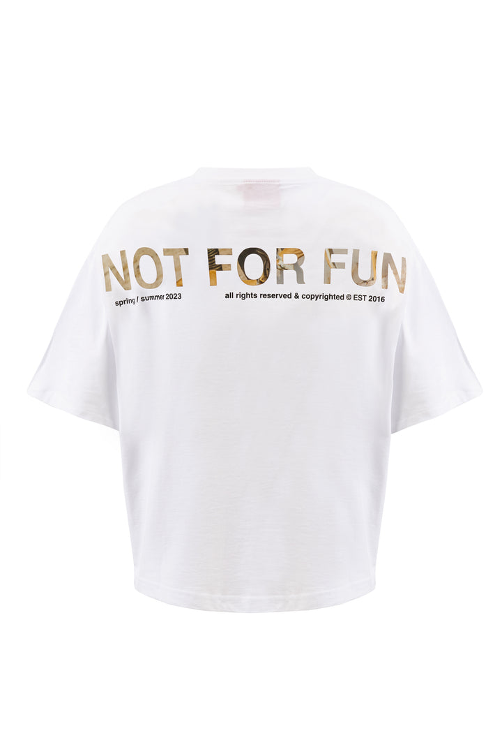 Not For Fun 007 / Women Oversize T-shirt
