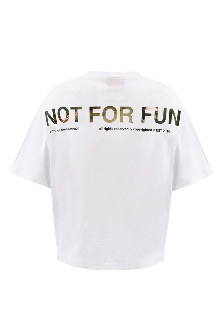 Not For Fun 005 / Women Oversize T-shirt