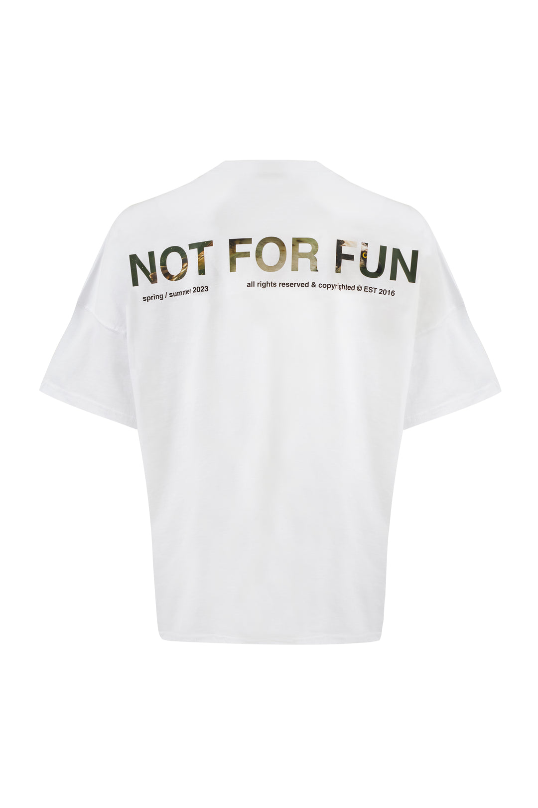 Not For Fun 005 / Drop Shoulder Oversize T-shirt