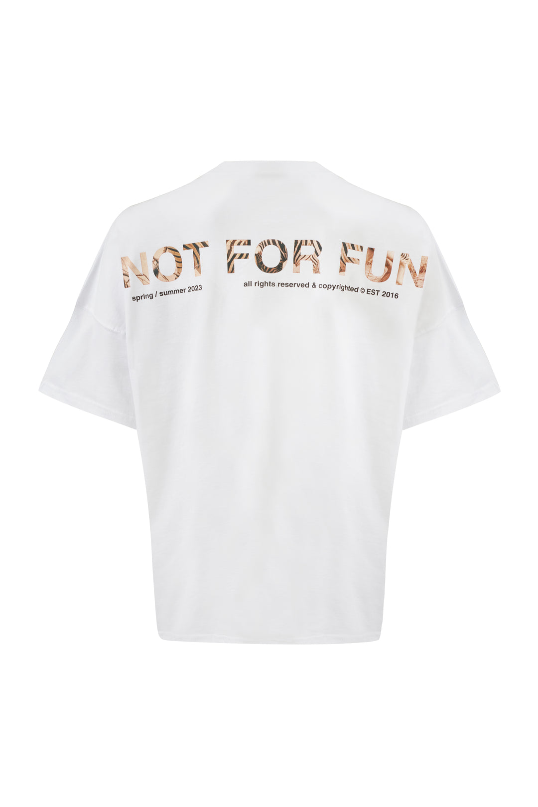 Not For Fun 006 / Drop Shoulder Oversize T-shirt