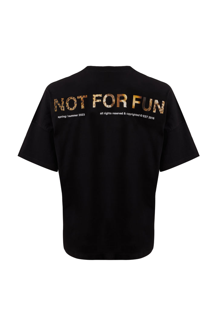 Not For Fun 002 / Drop Shoulder Oversize T-shirt
