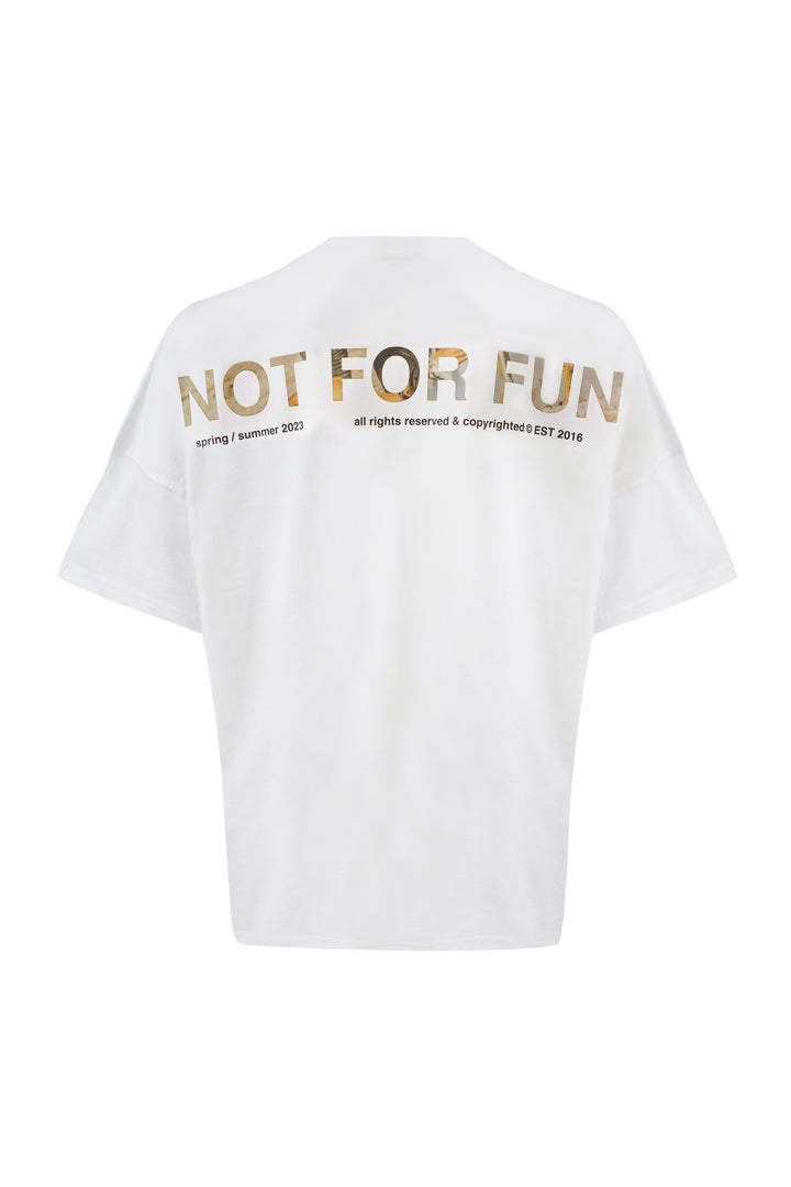 Not For Fun 007 / Drop Shoulder Oversize T-shirt