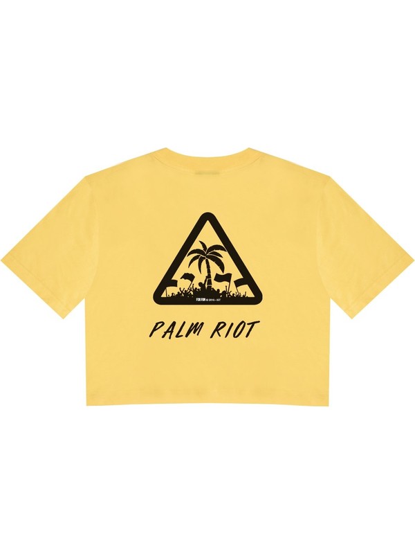 Palm Riot / Crop T-shirt