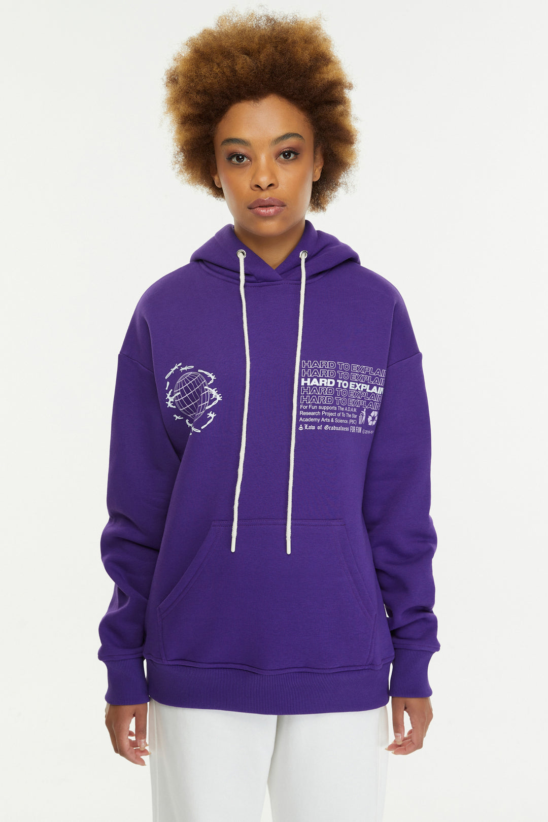 Hard To Explain / Oversized Pullover Hoodie