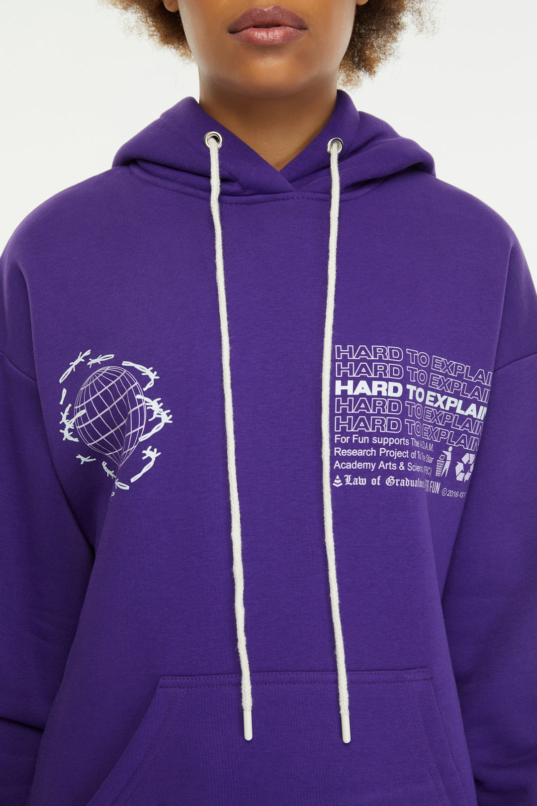 Hard To Explain / Oversized Pullover Hoodie