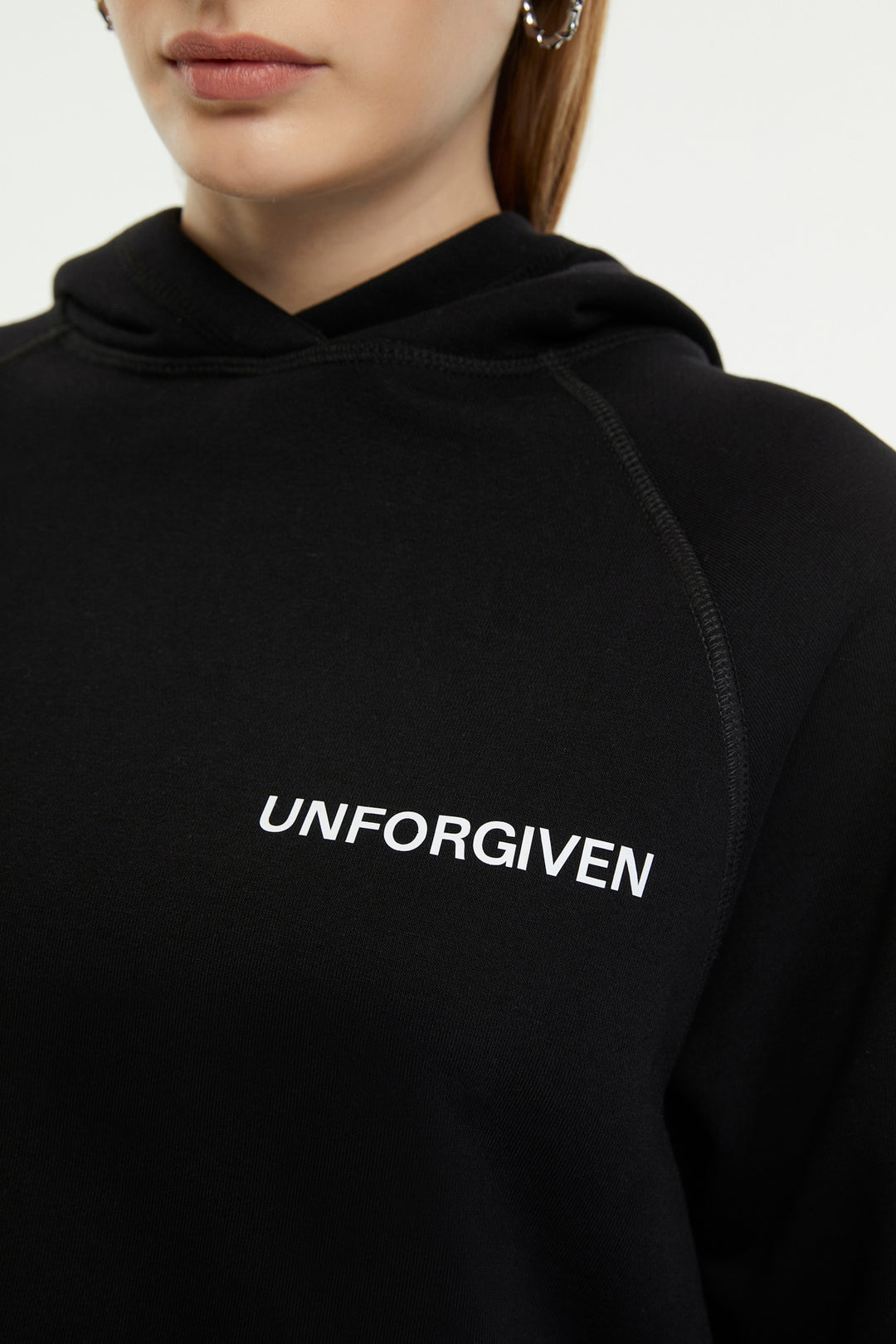Unforgiven / Crop Hoodie