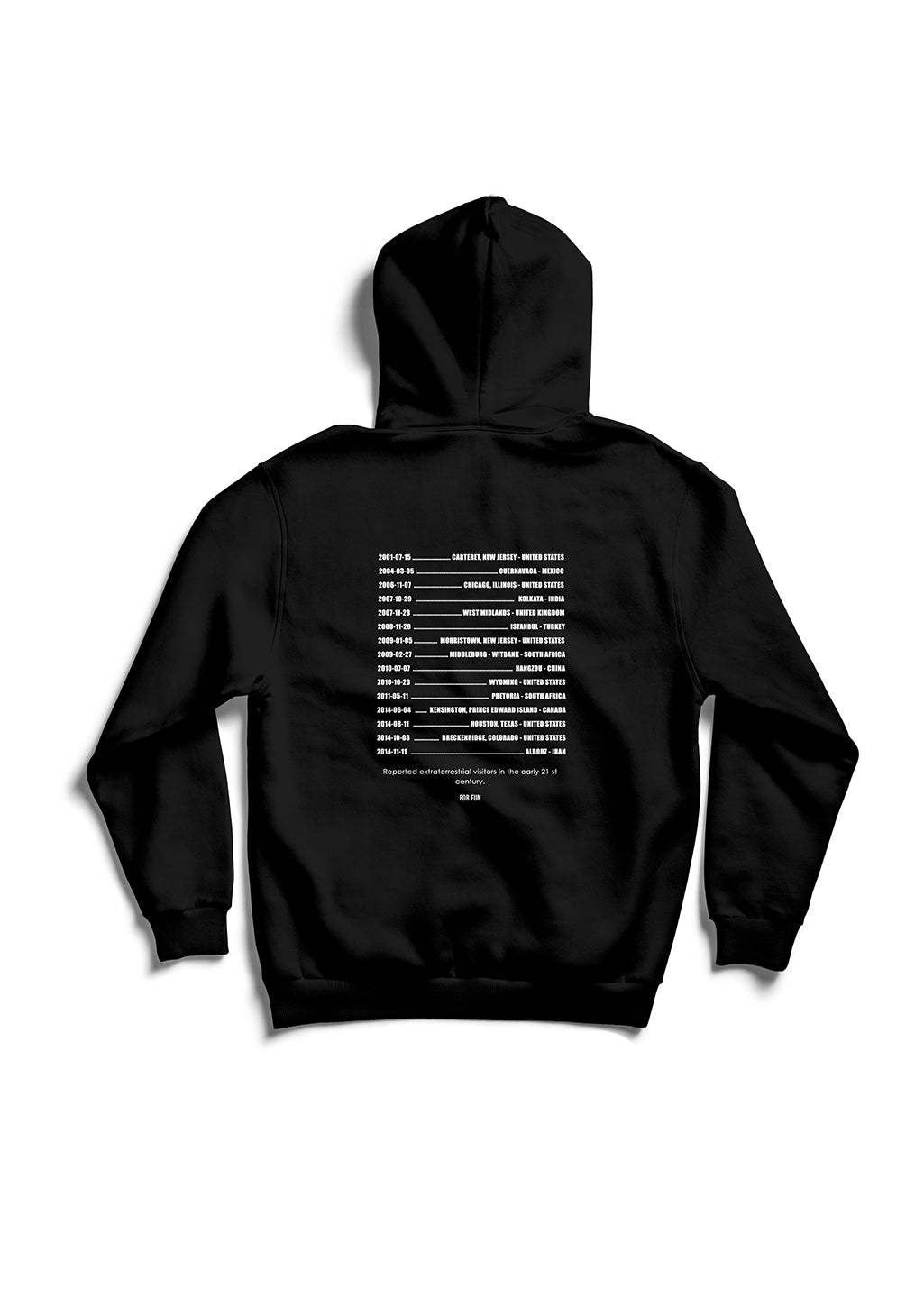 First Contact 2043 / Oversized Pullover Hoodie